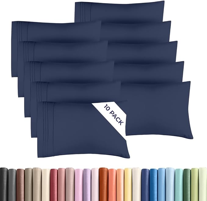 Queen Pillow Cases Set of 10 by CGKUnlimited
