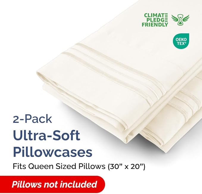 Queen Pillow Cases Set of 2 - Image 2