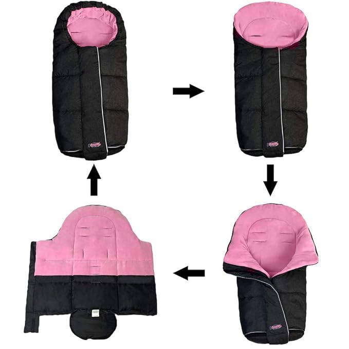 Waterproof Anti-freeze Winter Universal Stroller Footmuff, Ultra Soft Width - Image 4