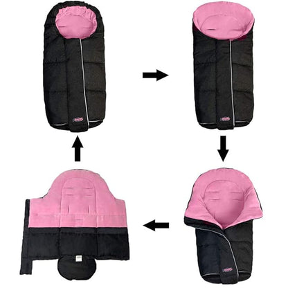 Waterproof Anti-freeze Winter Universal Stroller Footmuff, Ultra Soft Width - Image 4