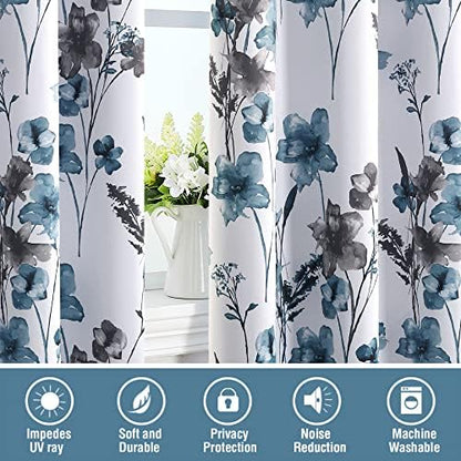 h.versailtex 100% blackout curtains 84 inch length 2 on a desk or shelf