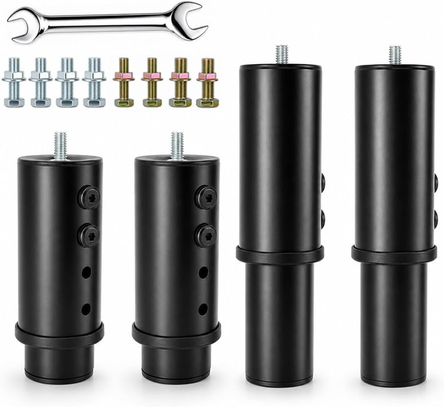 Metal Adjustable Bed Legs Replacement for Adjustable Bed Base Frame Parts Hea...