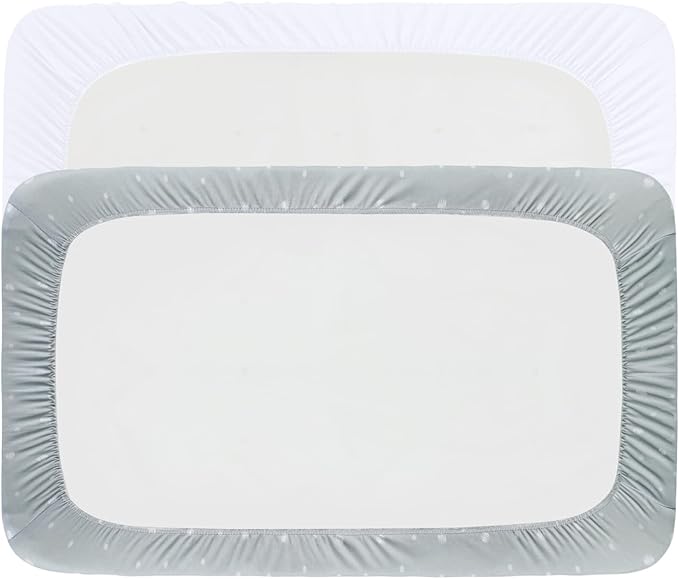 Stretchy Bassinet Sheets 2 Pack 33" x 20"-Fit - Image 4