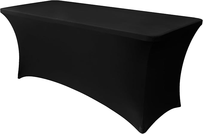 Obstal Spandex Table Cover 6ft Fitted Tablecloth Rectangular by Obstal