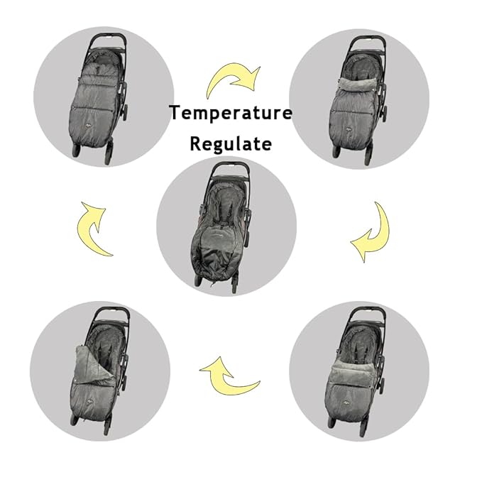 CozyMe Stroller Footmuff, Stroller Blanket - Image 2