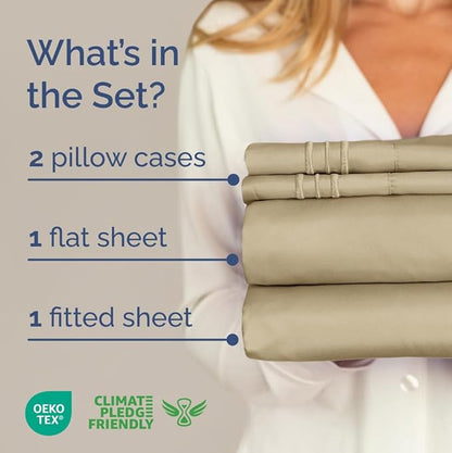 King Size 4 Piece Sheet Set - Image 2
