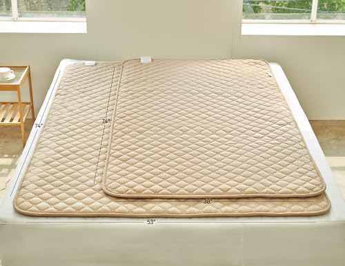 99% EMF Blocking Heated Mattress Pad Full/Double Size. 8 Heat Settings - Image 7