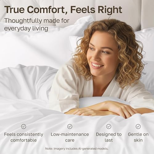 california design den 100% cotton sateen split king, package contents
