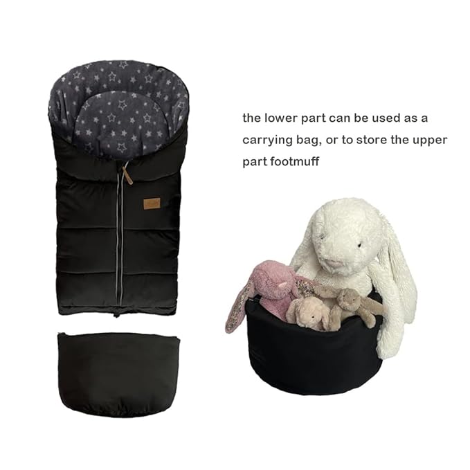 0-5T Length Ajustable Waterproof Stroller Winter Cover - Image 5