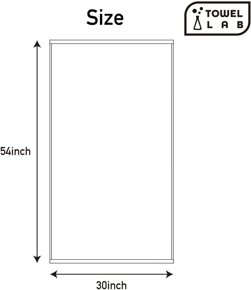 [Japan Technology, Super Softness Series,Luxury Bath Towel (30x54 inches),550...