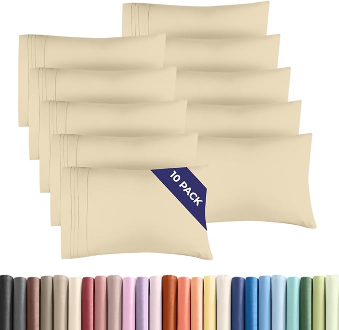 Standard Pillow Cases Set of 10 by CGKUnlimited