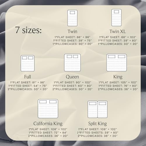 split king sheets for adjustable bed, soft deep, side view