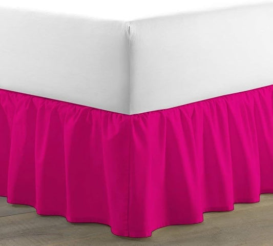 Ruffled Bed Skirt 12 Inch Drop Dust Ruffle by Unknown