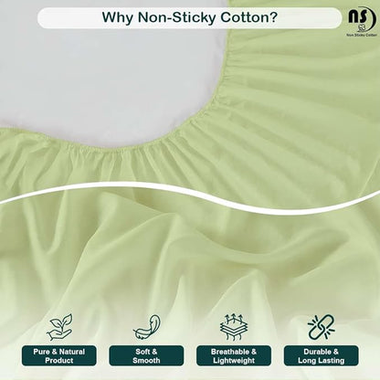 NON Sticky cotton Full Size Sleeper Sofa Sheets, 4 Piece Egyptian Cotton Bed - Image 4