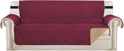 H.VERSAILTEX Reversible Sofa Slipcover Furniture Protector Water Resistant 2 by HVERSAILTEX