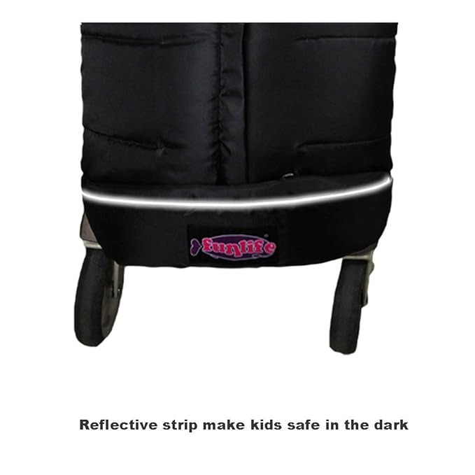 German Designed Universal Stroller Footmuff, 2 Way Zippers Style Easy - Image 5