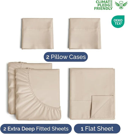 Extra Deep Pocket Split King Sheets - Image 2