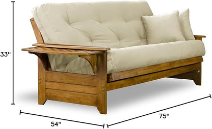 Nirvana Futons Brentwood Tray Arm Futon Sofabed Set - Image 2