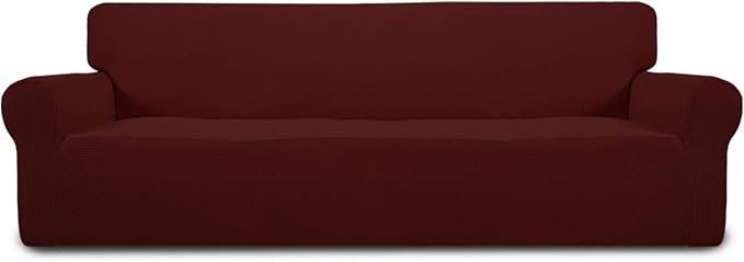 Easy-Going Stretch 4 Seater Sofa Slipcover 1-Piece Sofa Cover Furniture by Easy-Going
