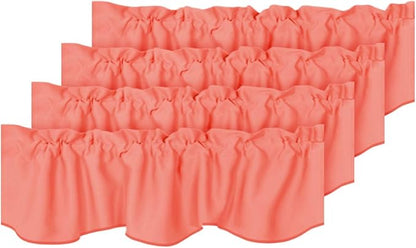 H.VERSAILTEX 4 Panels Christmas Blackout Curtain Valances by HVERSAILTEX