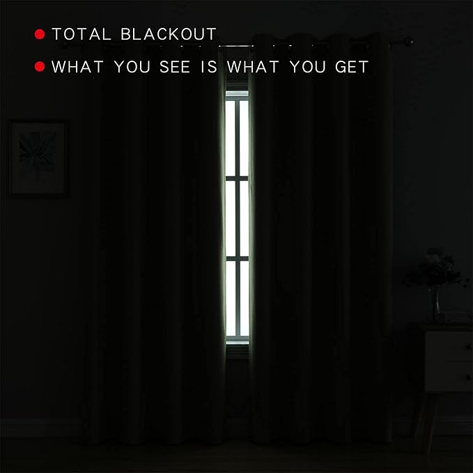 G2000 100% Blackout Curtains for Bedroom & Living Room - Image 3