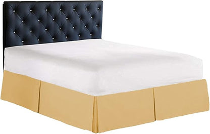 Bed Skirt - 100% Cotton 800 Thread Count Box Pleated Bed Skirt - Luxury Pleated - Image 9