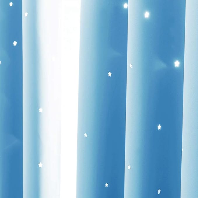 NICETOWN Twinkle Star Curtains for Baby - Image 3