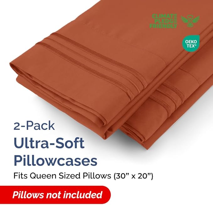 Queen Pillow Cases Set of 2 - Image 2