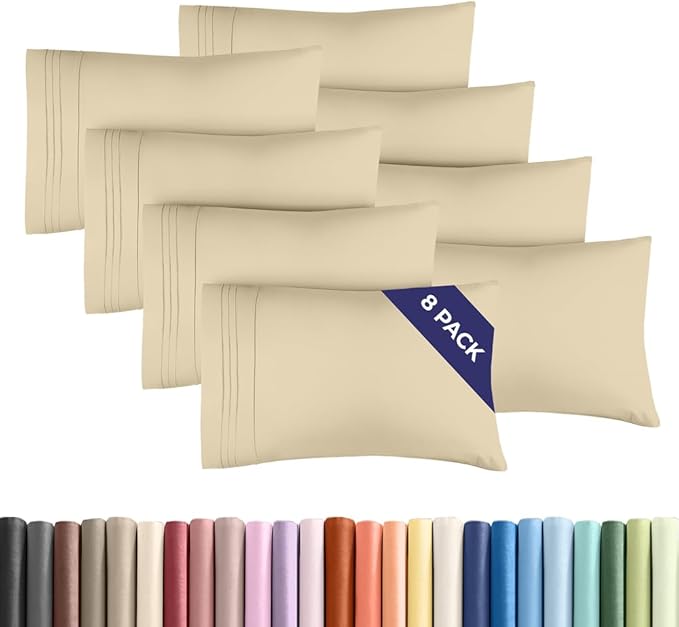 King Pillow Cases Set of 8 by CGKUnlimited