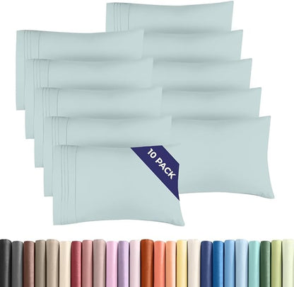 Queen Pillow Cases Set of 10 by CGKUnlimited