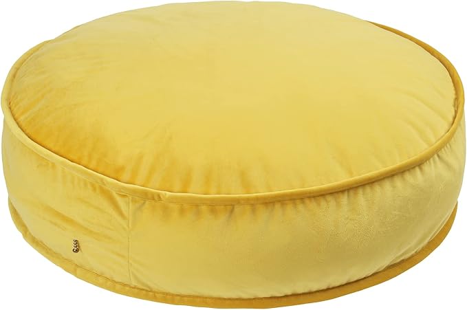 Round Floor Pillow Cover Velvet Throw Seating Pouf Yoga Meditation Cushion by YIUOR