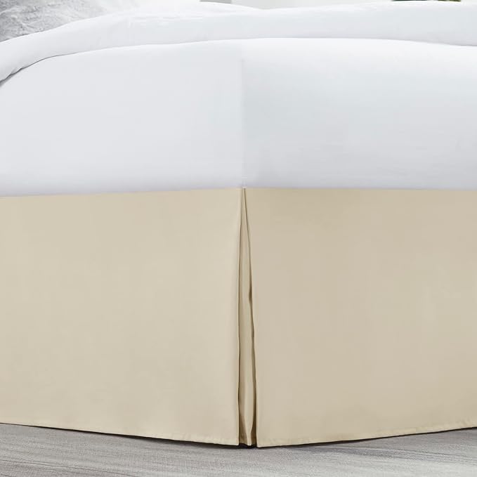 Nestl Cream Twin Bed Skirt - Image 2