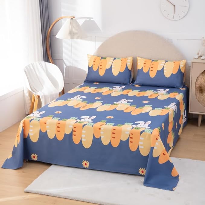 WenBags Lightweight Waterproof Flat Sheet 70*90 Inches Queen Size-Mattress - Image 2