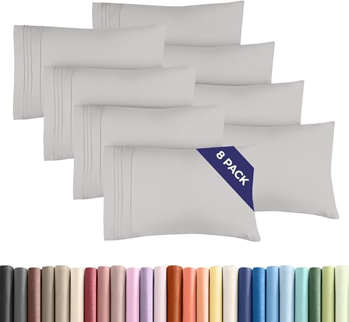 King Pillow Cases Set of 8 by CGKUnlimited