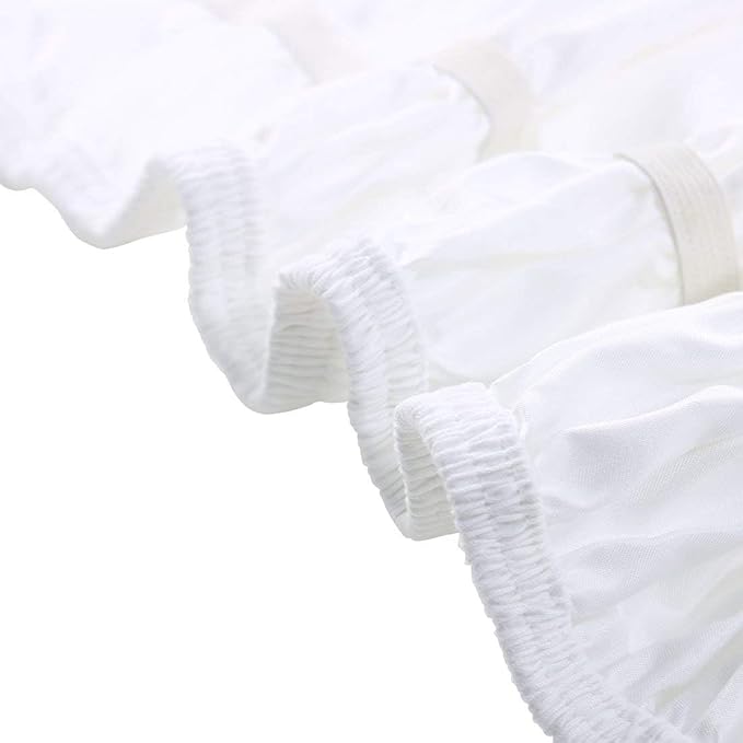 White Wrap Around Bed Skirts - Image 4