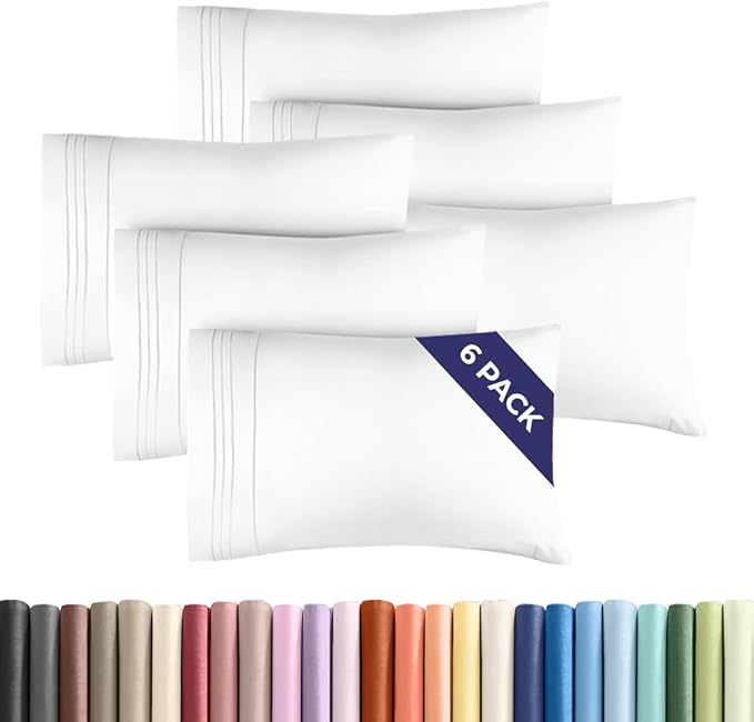 King Pillow Cases Set of 6 by CGKUnlimited