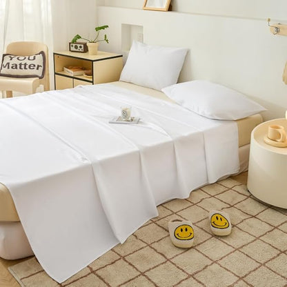 WenBags Lightweight Waterproof Flat Sheet 90 * 98 Inches King Size-Mattress by WenBags