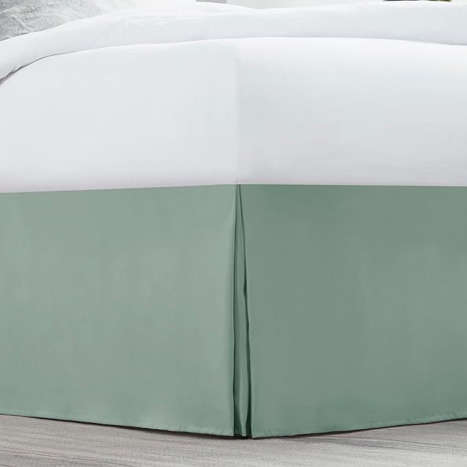 Nestl Sage Green Bed Skirt Queen Size - Image 2