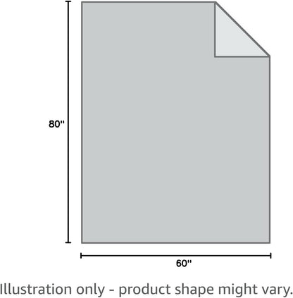 jooja knitted dark grey black throw twin size, front angle view