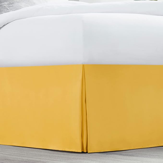 Nestl Yellow Full Bed Skirt - Image 2