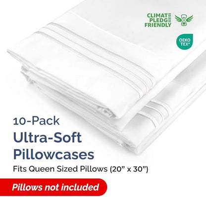 Queen Pillow Cases Set of 10 - Image 2