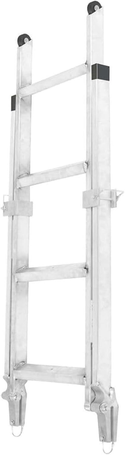 48" Step Deck Ladder, Aluminum, Transport Truck, for 28" to 42&quot...