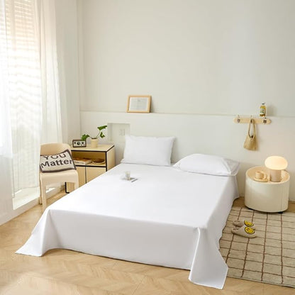 WenBags Lightweight Waterproof Flat Sheet 70 * 90 Inches Queen Size-Mattress - Image 5