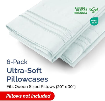 Queen Pillow Cases Set of 6 - Image 2