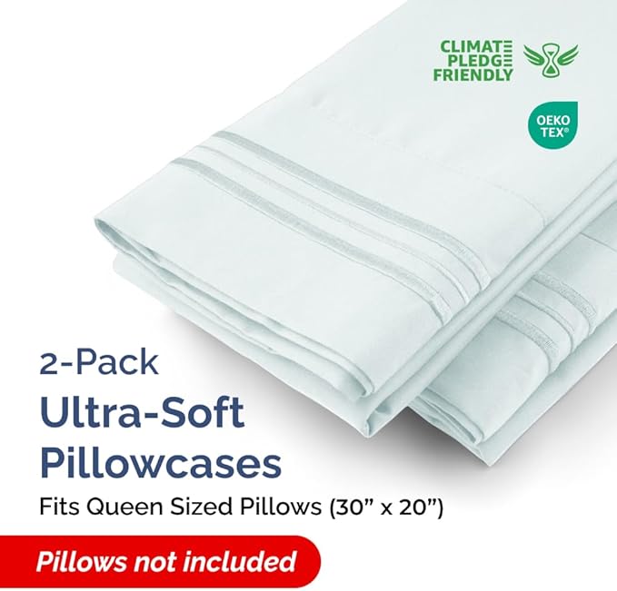 Queen Pillow Cases Set of 2 - Image 2