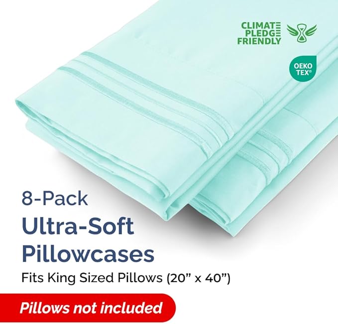 King Pillow Cases Set of 8 - Image 2