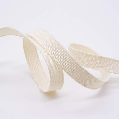 CT CRAFT LLC Ivory Cotton Ribbon 3/8" x 10 Yards - Image 4