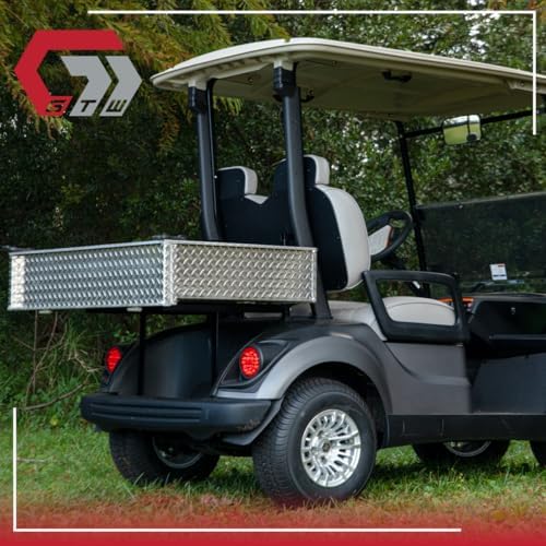 gtw club car precedent golf cart cargo box, side view