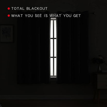 G2000 100% Blackout Curtains for Bedroom & Living Room - Image 3