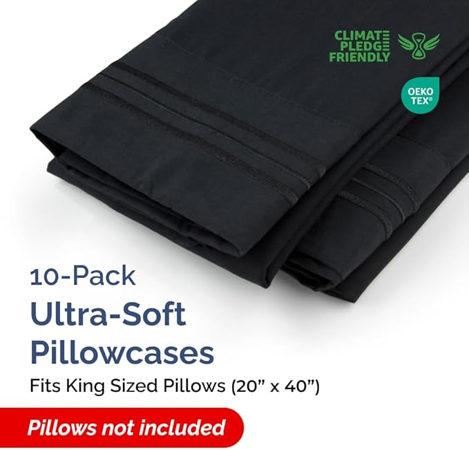 King Pillow Cases Set of 10 - Image 2